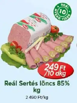 Real Reál Sertés löncs 85% ajánlat