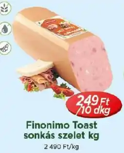 Real Finonimo Toast sonkás szelet ajánlat