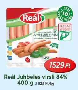 Real Reál Juhbeles virsli 84% ajánlat
