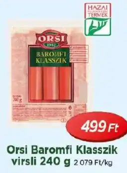 Real Orsi Baromfi Klasszik virsli ajánlat