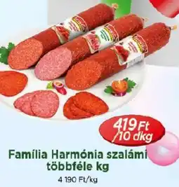 Real Família Harmónia szalámi ajánlat