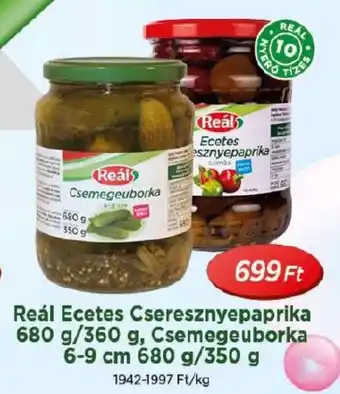 Real Reál Ecetes Cseresznyepaprika ajánlat