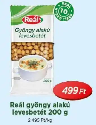 Real Reál gyöngy alakú levesbetét ajánlat
