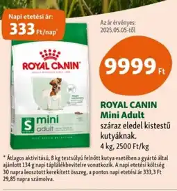 Fressnapf Royal canin mini adult ajánlat