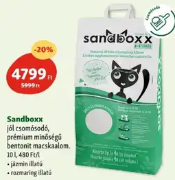 Fressnapf Sandboxx ajánlat