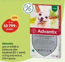 Fressnapf Advantix ajánlat