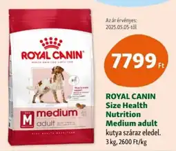 Fressnapf Royal canin size health nutrition medium adult ajánlat