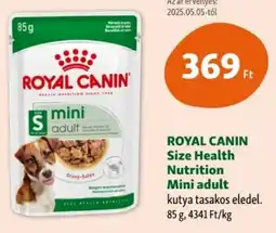 Fressnapf Royal canin size health nutrition mini adult ajánlat