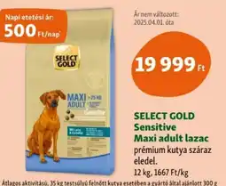 Fressnapf Select gold sensitive maxi adult lazac ajánlat