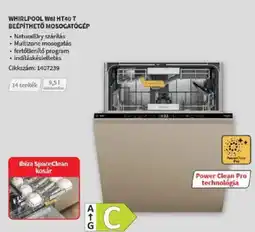 Media Markt Whirlpool w8i ht40 t beépíthető mosogatógép ajánlat