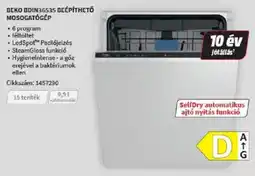 Media Markt Beko bdin36535 beépíthető mosogatógép ajánlat