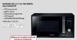 Media Markt Samsung mg 23 f 301 tak mikro- hullámúsütő ajánlat