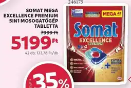 Rossmann Somat mega excellence premium 5in1 mosogatógép tabletta ajánlat