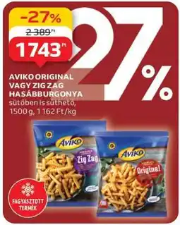 Auchan AVIKO Original vagy Zig Zag hasábburgonya ajánlat