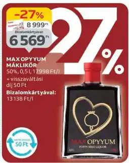 Auchan MAX OPYYUM MÁKLIKŐR ajánlat