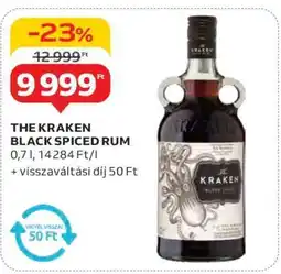 Auchan The Kraken Black Spiced Rum ajánlat
