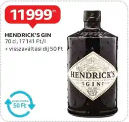Auchan Hendrick's Gin ajánlat