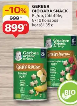 Auchan GERBER BIO BABA SNACK ajánlat