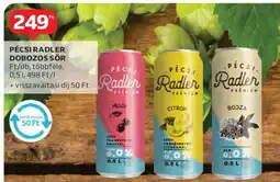 Auchan Pécsi Radler Dobozos Sör ajánlat