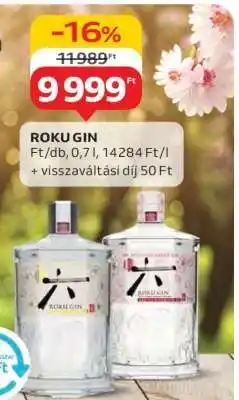 Auchan Roku Gin ajánlat