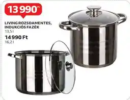 Auchan LIVING ROZSDAMENTES, INDUKCIÓS FAZÉK ajánlat
