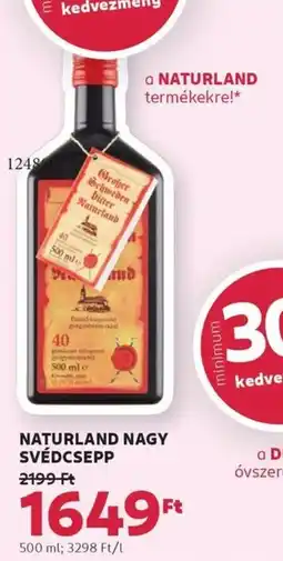 Rossmann Naturland nagy svédcsepp ajánlat