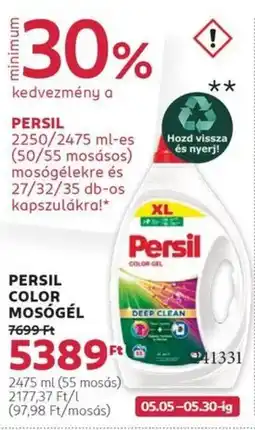 Rossmann Persil color mosógél ajánlat