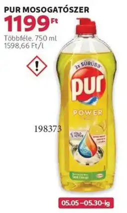 Rossmann Pur mosogatószer ajánlat