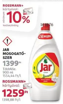 Rossmann Jar mosogató- szer ajánlat