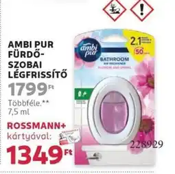 Rossmann Ambi pur fürdő- szobai légfrissítő ajánlat
