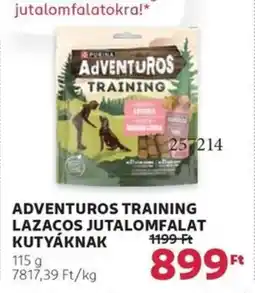 Adventuros training lazacos jutalomfalat kutyáknak