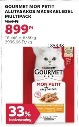 Rossmann Gourmet mon petit alutasakos macskaeledel multipack ajánlat
