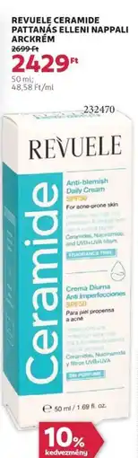 Rossmann Revuele ceramide pattanás elleni nappali arckrém ajánlat