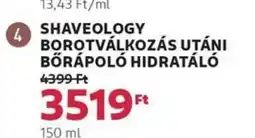 Rossmann Shaveology borotválkozás utáni bőrápoló hidratáló ajánlat