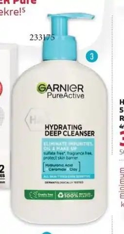 Rossmann Garnier pure active gentle cleansing arctisztító gél ajánlat