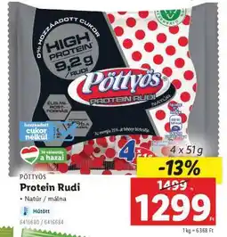 Lidl Pöttyös Protein Rudi ajánlat