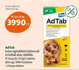 Fressnapf AdTab kutya rágótabletta kullancsok és bolhák ellen ajánlat