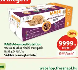 Fressnapf IAMS Advanced Nutrition macska tasakos eledel ajánlat