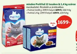 Fressnapf PreVital 12 tasakos / száraz macskaeledel ajánlat