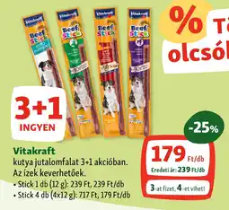 Fressnapf Vitakraft kutya jutalomfalat ajánlat