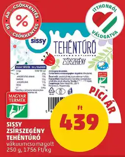PENNY Sissy zsírszegény tehéntúró ajánlat