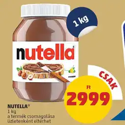 PENNY Nutella ajánlat