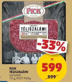 PENNY Pick téliszalámi ajánlat