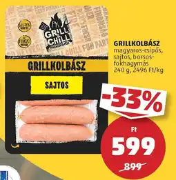 PENNY Grillkolbász ajánlat