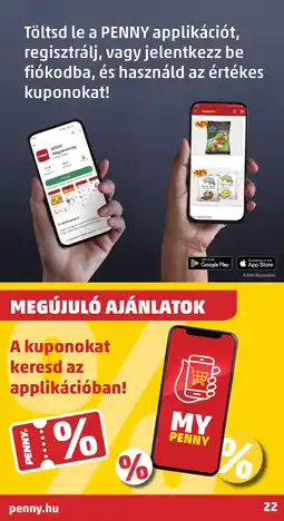 PENNY A kuponokat keresd az applikációban! ajánlat