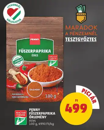 PENNY Penny fűszerpaprika örlemény ajánlat