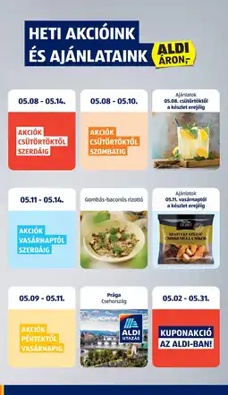 ALDI Heti akcióink és ajánlataink aron ajánlat