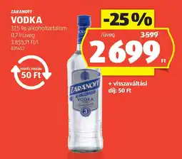 ALDI Zaranoff Vodka ajánlat