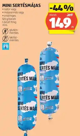 ALDI Mini sertésmájas ajánlat