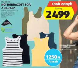 ALDI Up 2 Fashion Női bordázott top ajánlat